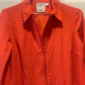 ASOS Bright Orange Long Sleeve Dress